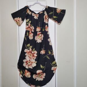 YOINS Your Inspiration  Off the Shoulder‎ floral dress Size XL. SKU#A-121